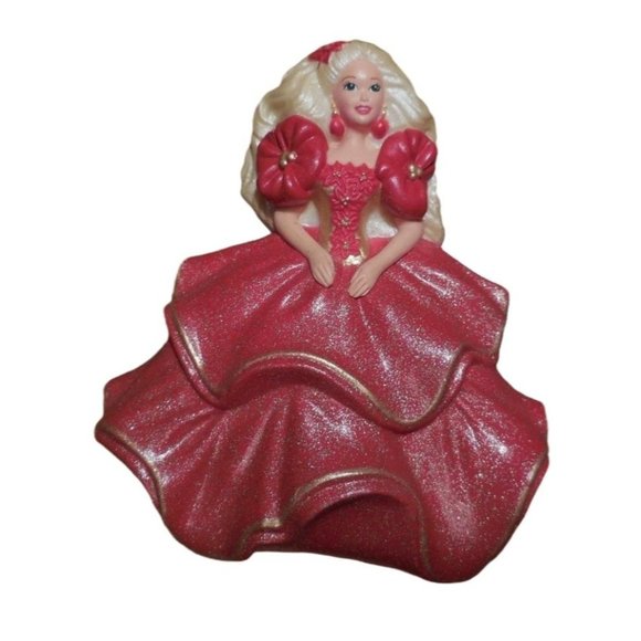 Hallmark/ Mattel Barbie Christmas Pin/ Brooch 1995 - Picture 9 of 10